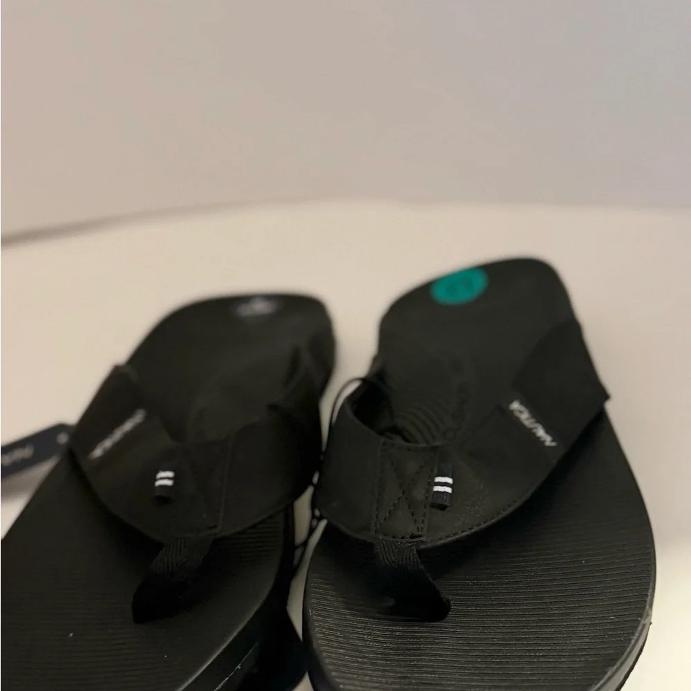 Nautica Black Flip-Flops for Men